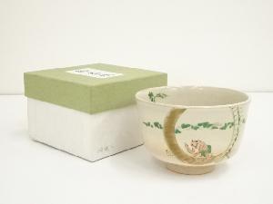 色絵　北斎画　尾州不二見原図茶碗（箱付）